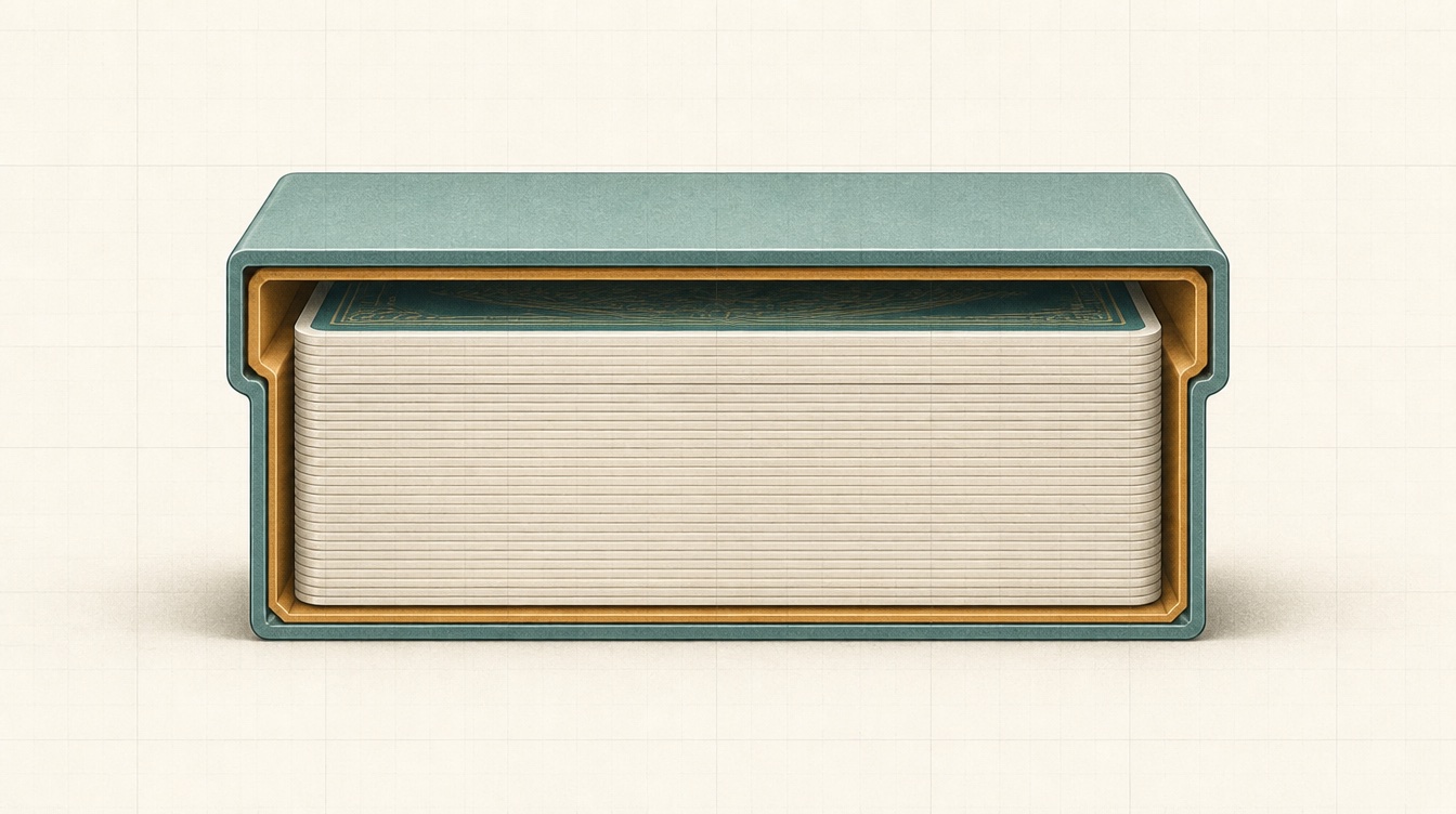 Deck boxes that actually close on a double sleeved deck