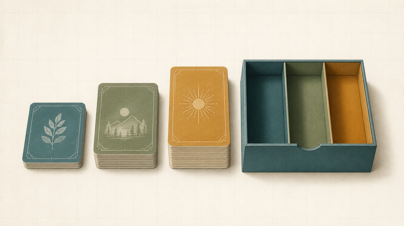 "Deck boxes for Yu-Gi-Oh: main, extra, side"