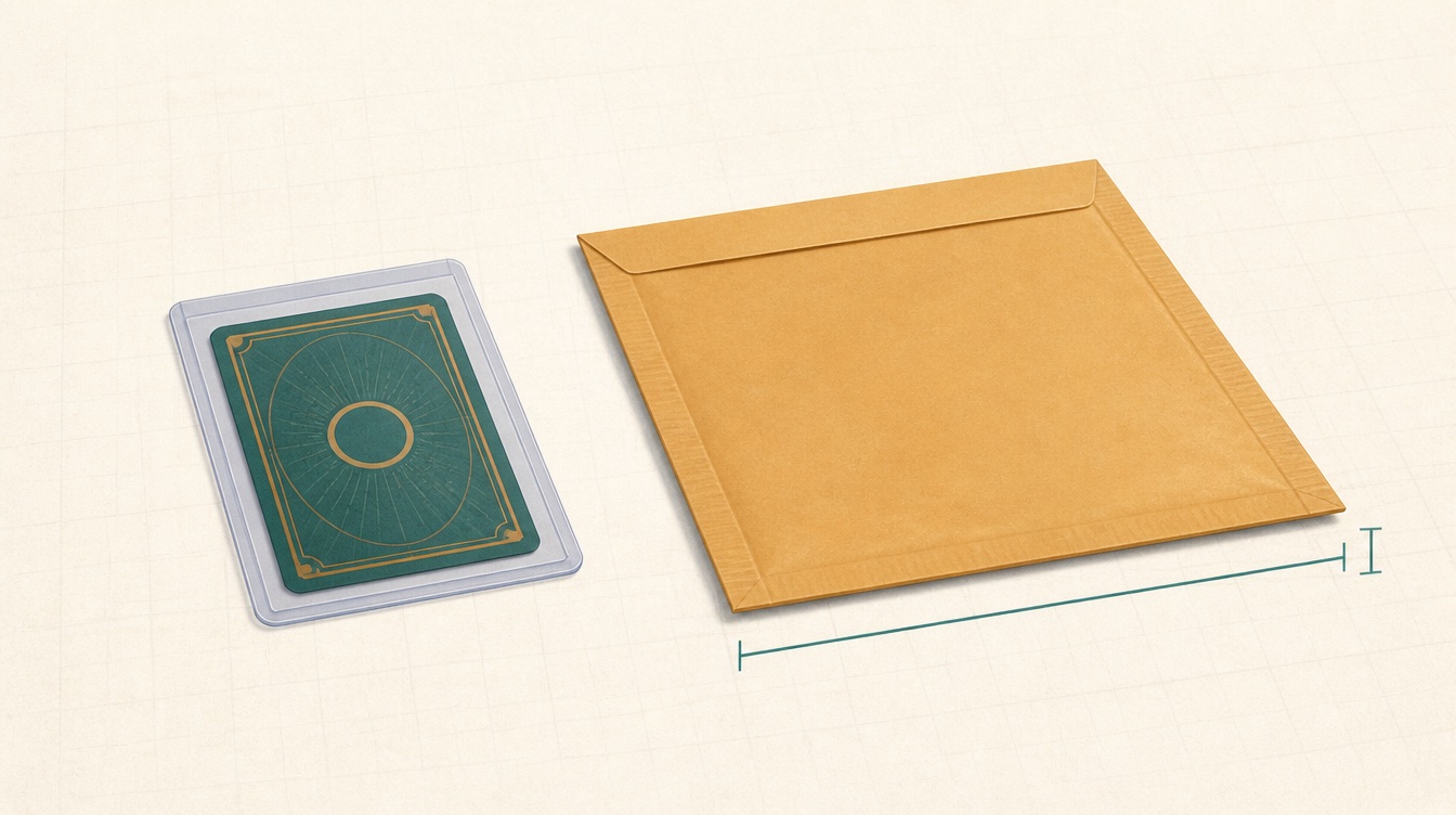 eBay standard envelope for cards, explained
